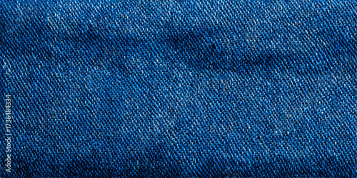 Blue denim jean texture and seamless background. Chambray Denim Fabric Background	