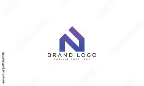Free Download letter N logo design vector template design for brand. - GFXLoad