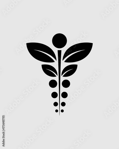 Medical Caduceus Symbol Logo, Caduceus, Medicine, Healthcare, Doctor, Clinic, Hospital, Pharmacy, Wellness, Physician, Nurse, Treatment, Diagnosis, Prescription, Emergency, Surgery, Therapy, Healing, 
