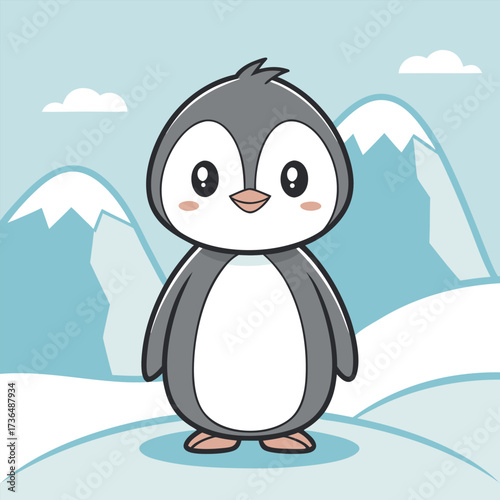 Penguin, Animal, Bird, Arctic, Wildlife, Cute animal, National day, Cold, Nature, Antarctic (6).eps