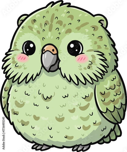 Fluffy Kakapo