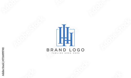 letter HH logo design vector template design for brand.