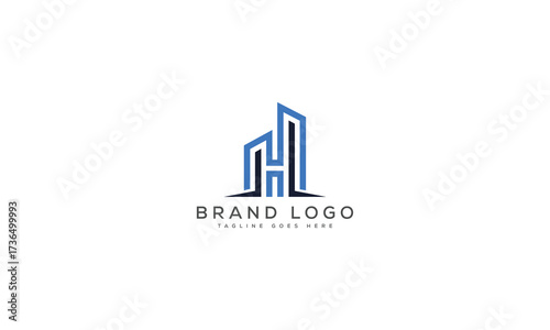letter HH logo design vector template design for brand.