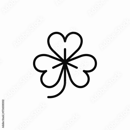 clover leaf icon sign vector