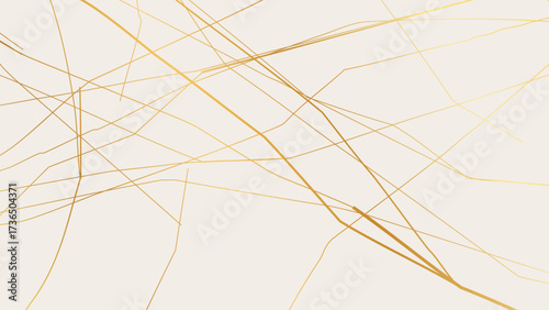 Gold Kintsugi crack pattern on whitish background