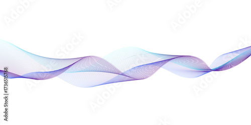 Abstract colorful lines background. Blending gradient colors. Digital frequency track equalizer. Abstract frequency sound wave lines and twisted curve lines background. Vector illustration.	