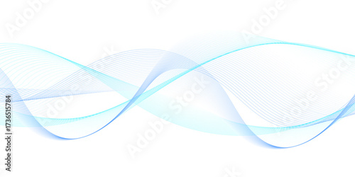 Abstract colorful glowing wave lines background. Digital frequency track equalizer. Abstract frequency sound wave lines and technology curve lines background.	
