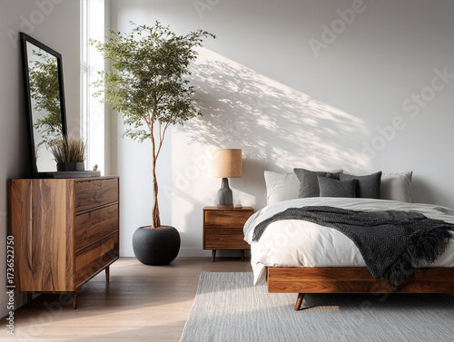 Contemporary Open Space Bedroom