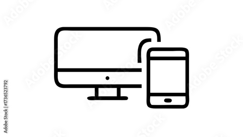 Web Icon Set – Modern Website Vector Icons for Computer and Mobile