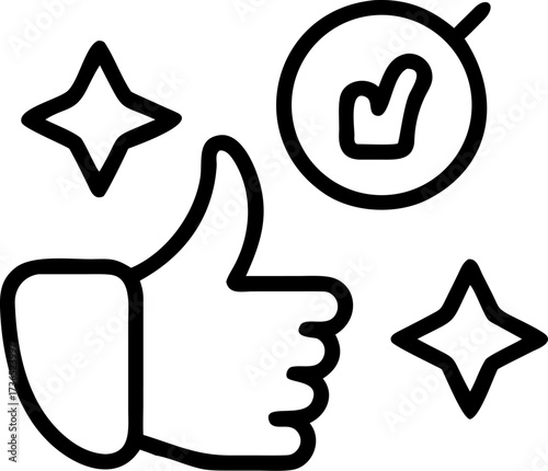 reliable vector icon on white or transparent background. trust or reliable or faith icons items. Stroke icon collections. Editable Stroke icon collection for mobile and web.