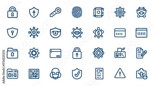 A vibrant collection of flat design icons representing various elements of parties, festivals, and celebrations on a white background.