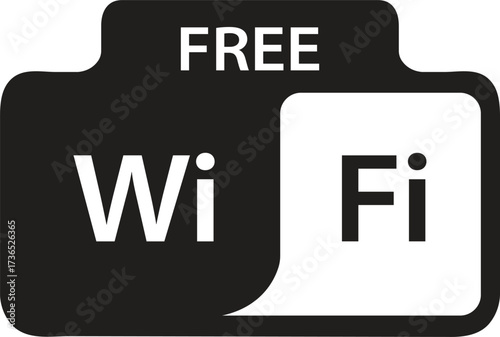 Free Wi-Fi Hotspot Service vector 