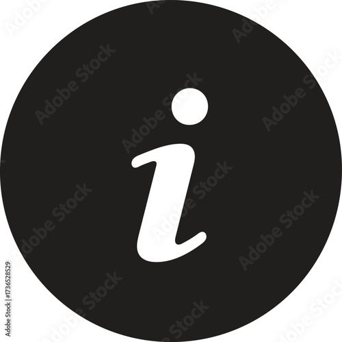 Information icon vector. Info symbol