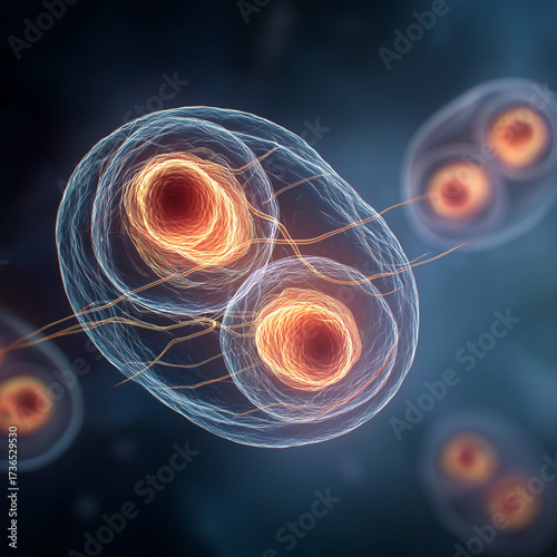 Amitosis Cell Division Process