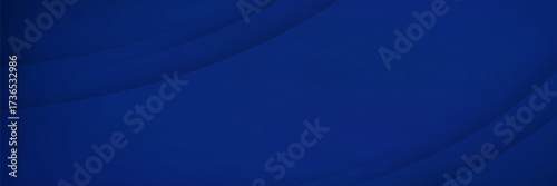 Blue tech geometric background with diagonal lines and shadows. Modern template design for cover, flyer, web and banner.