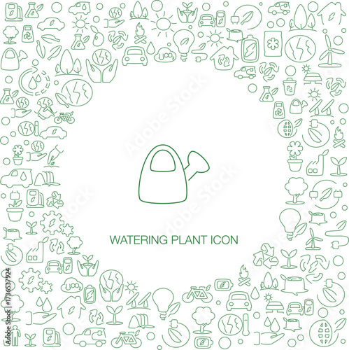 Watering Plant Icon