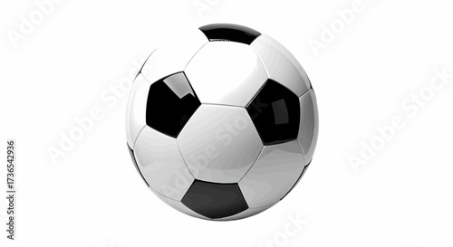 Retro style soccer ball vector illustration with pop art sunburst for a dynamic sport football championship poster