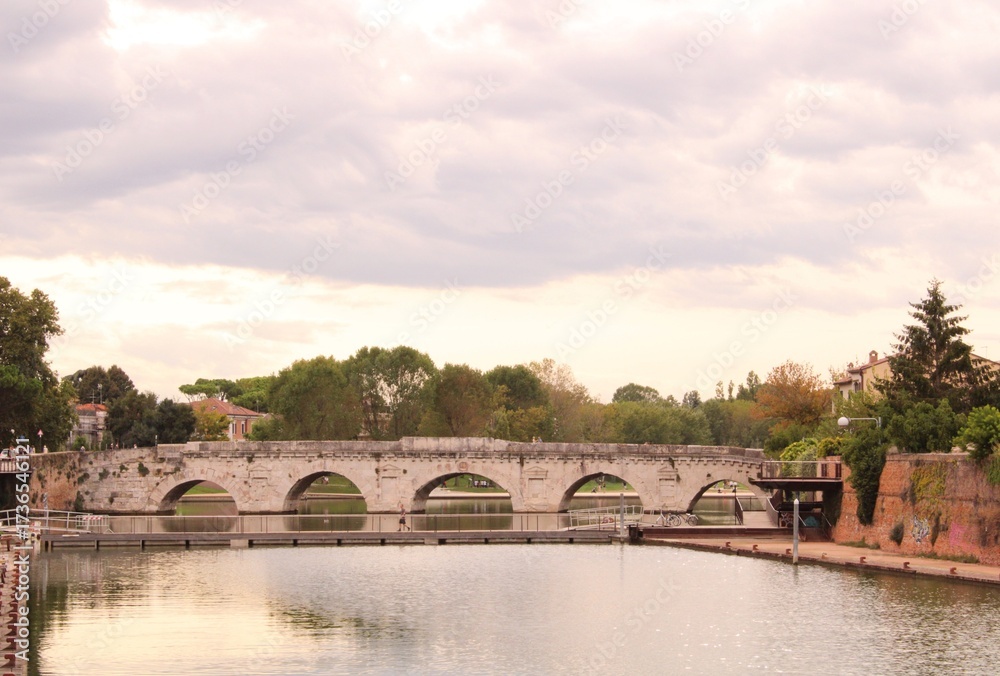 Fototapeta premium bridge over the river
