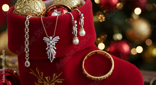 Elegant Diamond and Pearl Jewelry Gifts for Christmas Celebration