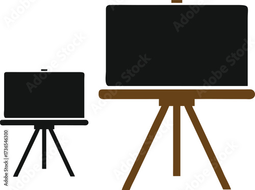 blackboard with chalk