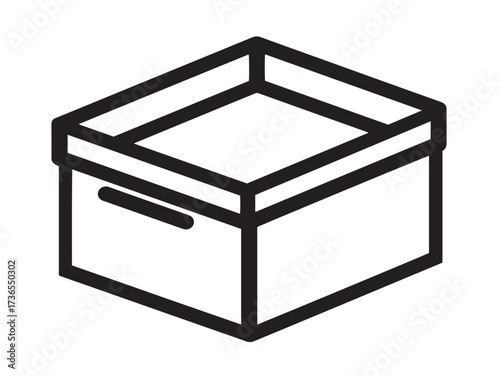 Stylish Vector Box Alt Icon with Beautiful Minimalist Finish