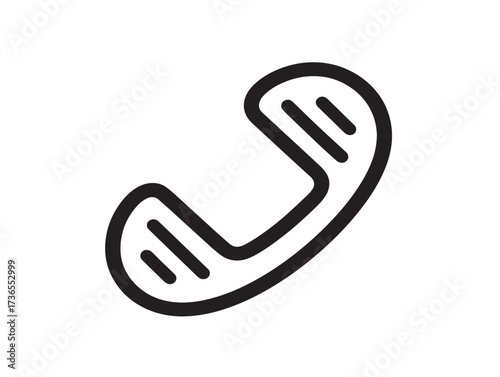 Professional Vector Outgoing Call Icon with Elegant Minimal Style