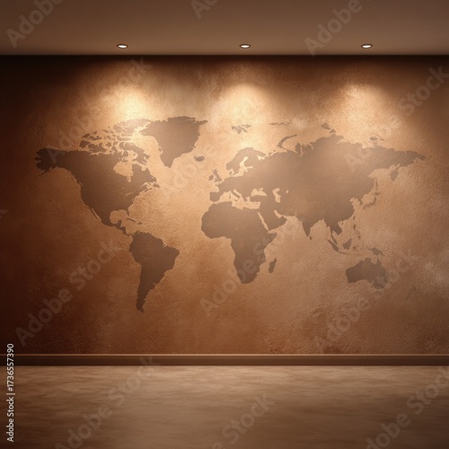 World Map Wall Mural