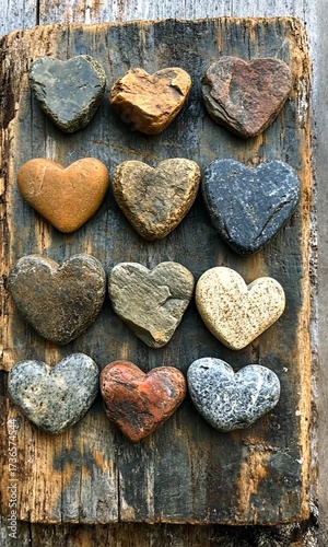 heart shaped rocks