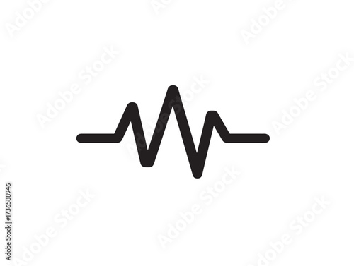 Dynamic pulse icon for health apps and fitness tracking applications