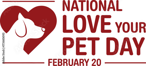 National love your pet day february twentieth celebration