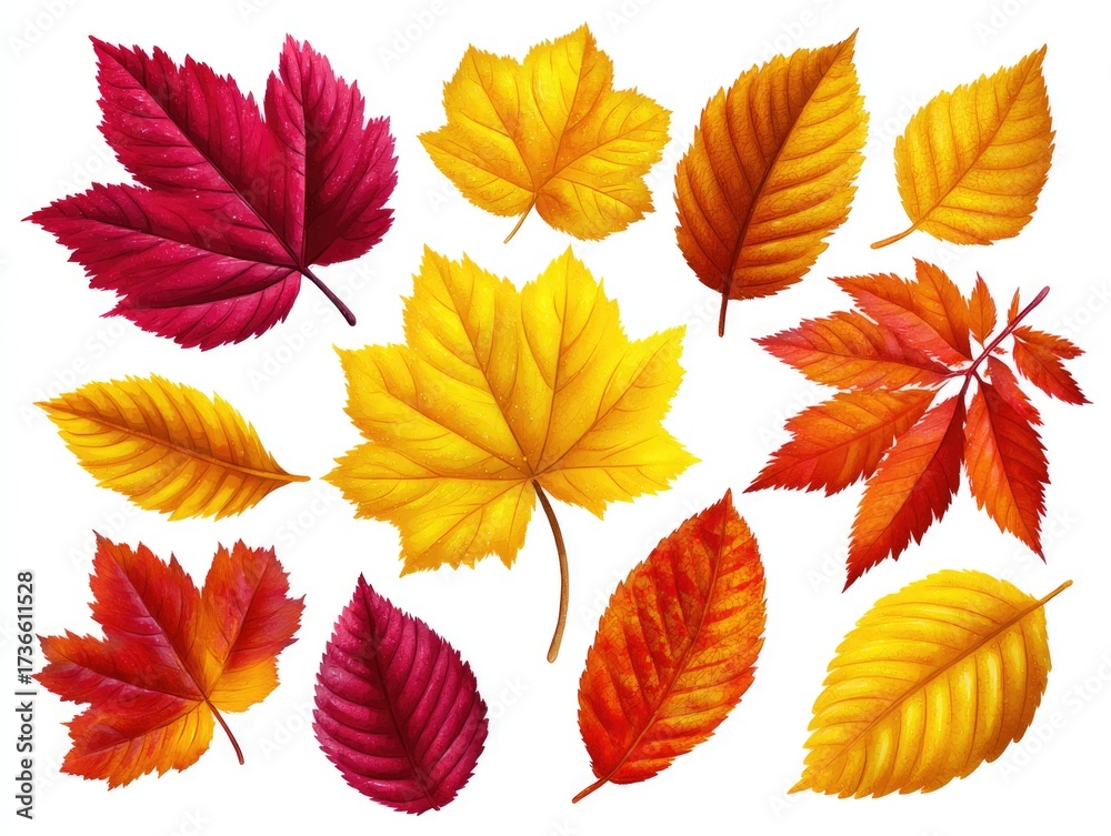 Obraz premium Autumn Leaves Collection