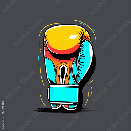 boxing glove vector