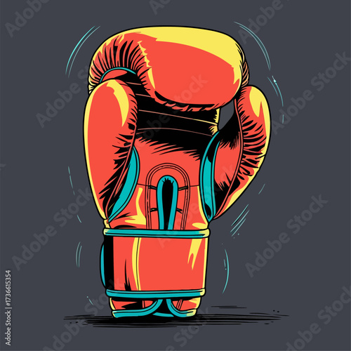 boxing glove vector