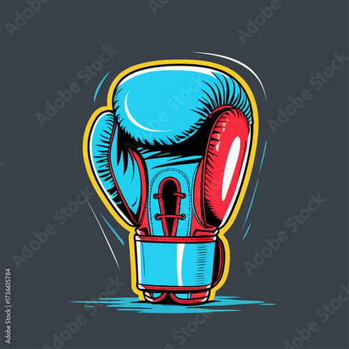 boxing glove vector