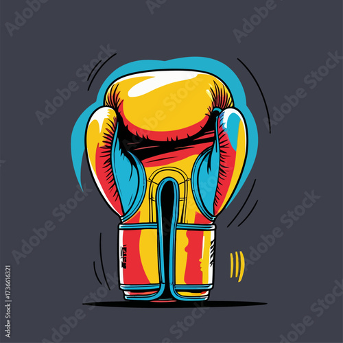 boxing glove vector