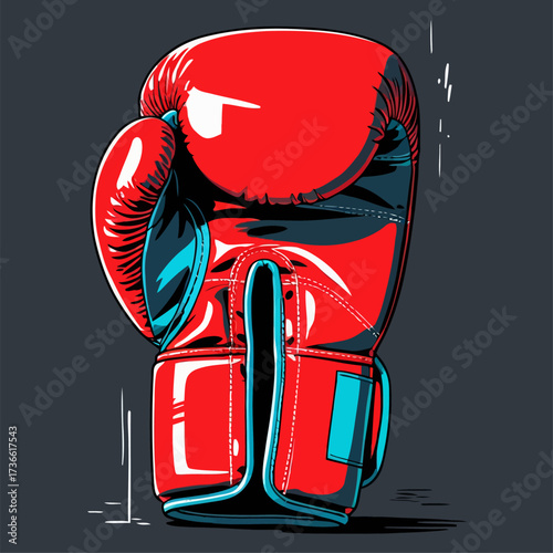 boxing glove vector