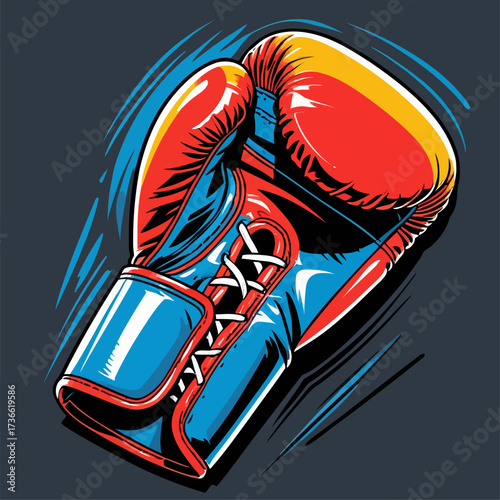 boxing glove vector