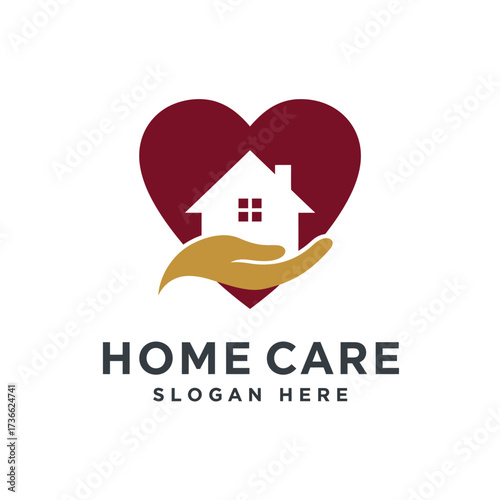House Care logo Template, Medical House Logo