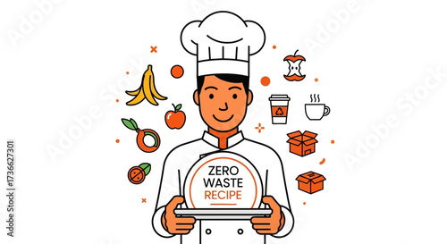 Chef Championing Sustainable Recipes, Promoting Eco-Conscious Cooking Practices With A Plate