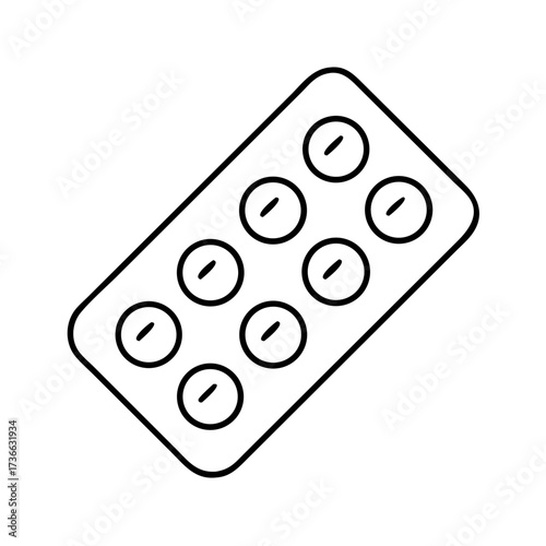 Pills blister pack medication tablet capsule pharmaceutical drug dose treatment healthcare medicine remedy pharmacy item