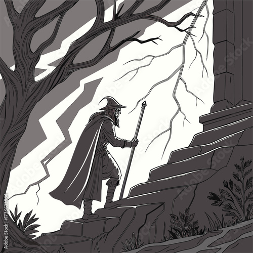 Halloween black silhouette vector set featuring spooky bats witches and pumpkins black Ghost