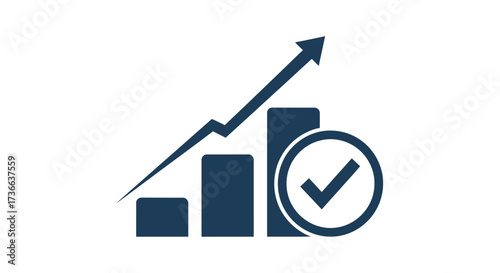 Illustrating Business Growth and Success Through Visual Data Representation and Achieved Milestones
