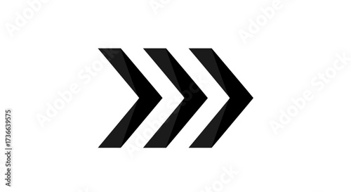 A Striking Abstract Visual Representation of Forward Momentum and Directional Progress