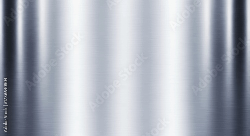 Abstract Brushed Metal Texture Background Featuring Vertical Streaks and Subtle Grains for a Sleek and Modern Industrial Aesthetic