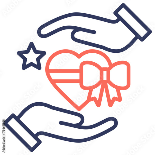Loyalty Dual Tone Icon