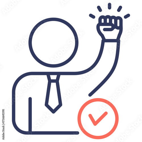 Determination Dual Tone Icon