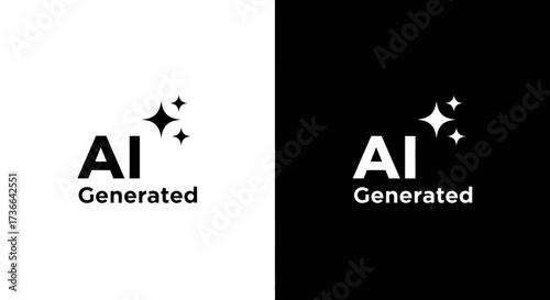 Innovative Artificial Intelligence Content Creation and Advanced Technology Symbol