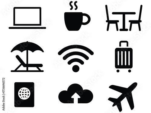 Travel and Vacation Planning Icons for the Perfect Getaway