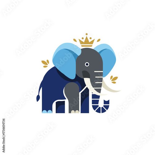 An upscale photo of the elephant, the largest terrestrial creature