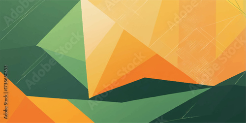 Colorful vector illustration of an abstract geometric pattern with triangles, perfect for a modern web design template or business concept backdrop